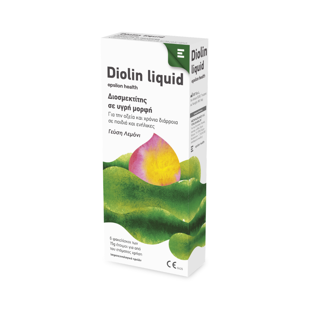 Diolin Liquid Epsilon Health 6 φακελίσκοι σε υγρή μορφή