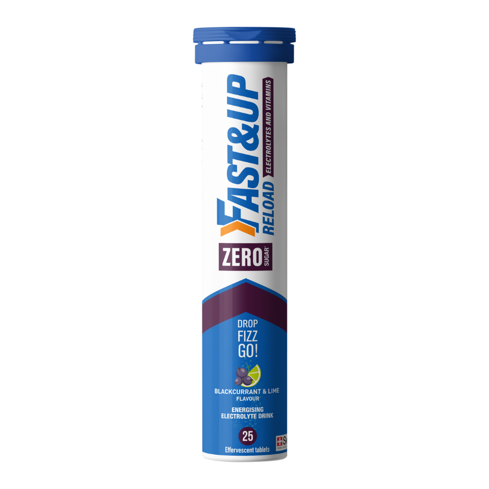 Fast&Up Reload ZERO Electrolytes Blackcurrant & Lime 25 Αναβράζοντα Δισκία